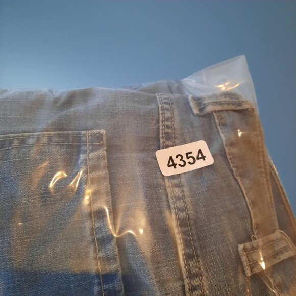 Vtg Old Navy Painters Shorts Mens 38 Denim‎ Jean Carpenter Baggy Skater Jorts - Picture 9 of 9